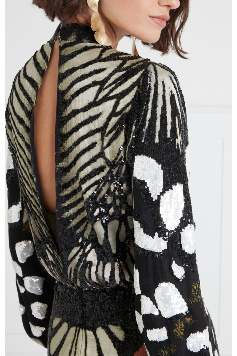 Emperor Gown, Alternate, color, Black