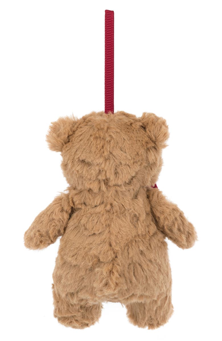 Jellycat Bartholomew Bear Ornament, Alternate, color, Brown