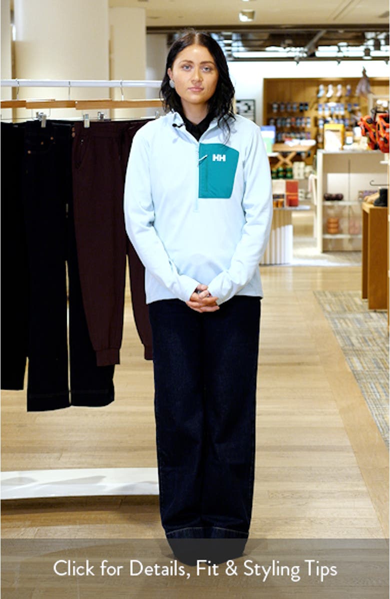 Versalite Grid Fleece Half Zip Pullover, sales video thumbnail