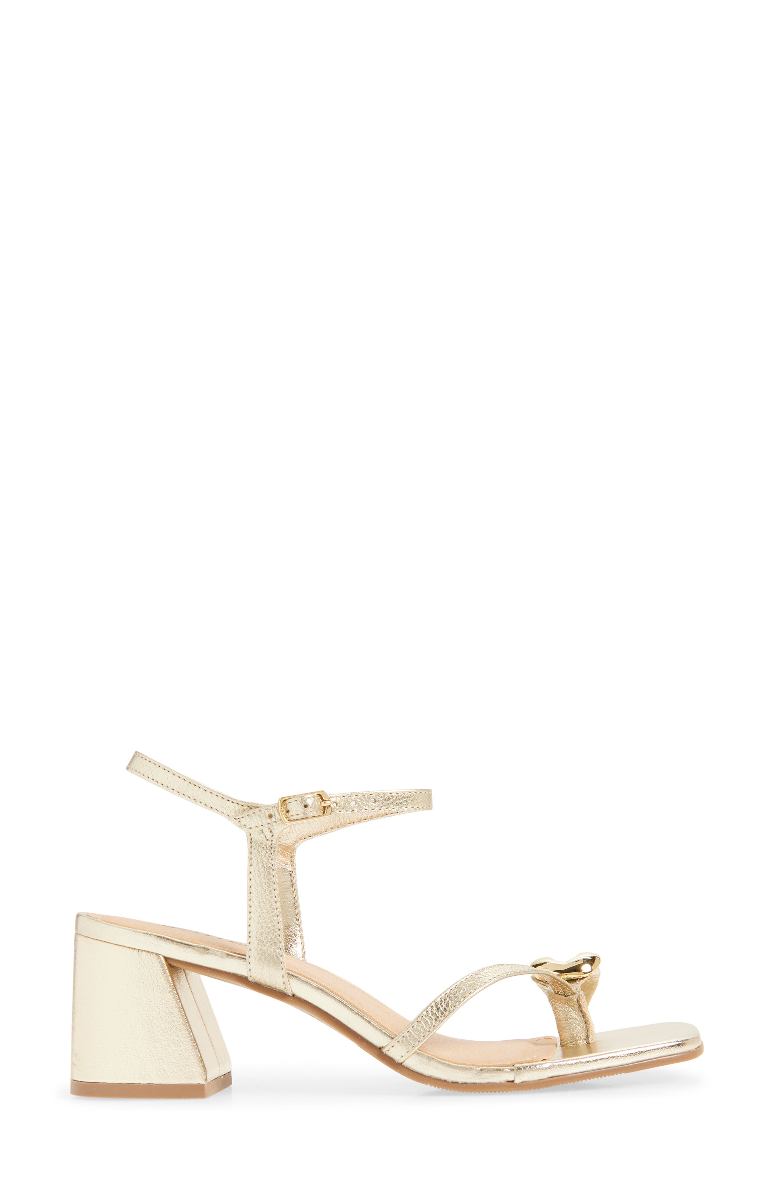 Botmelinda Ankle Strap Sandal, Alternate, color, DOURADO