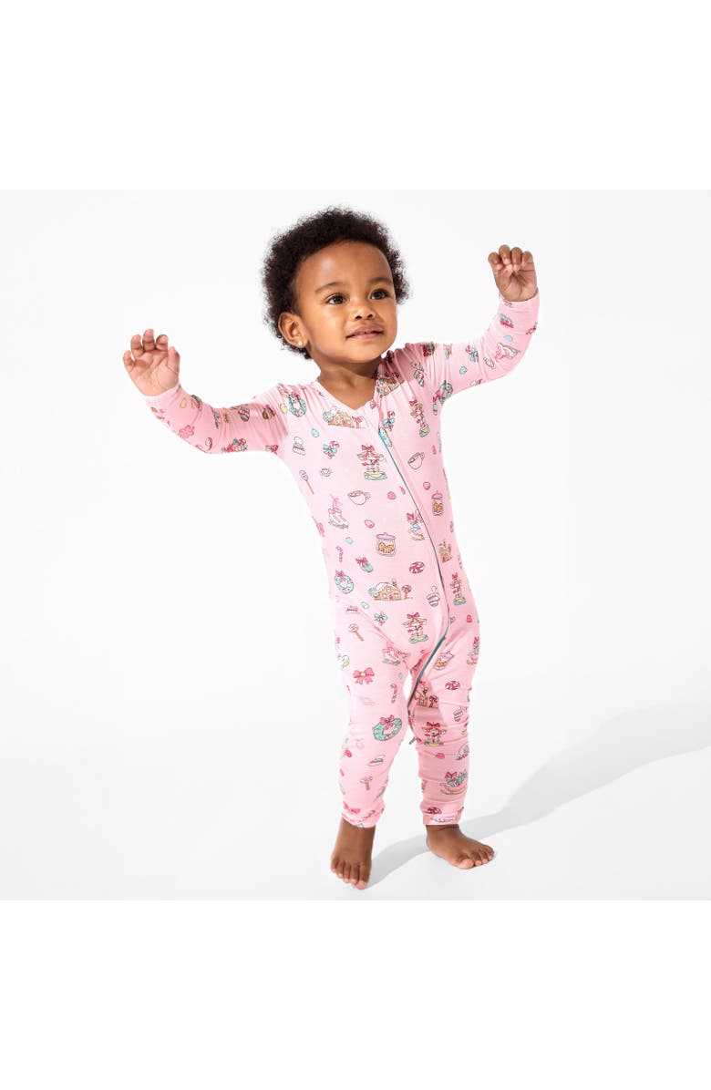 Bellabu Bear Baby Candy Cane Lane Convertible Footie, Alternate, color, Candy Cane Lane