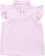 Lila and Hayes Ellie Girls' Sleeveless Ruffled Top by LH Sport