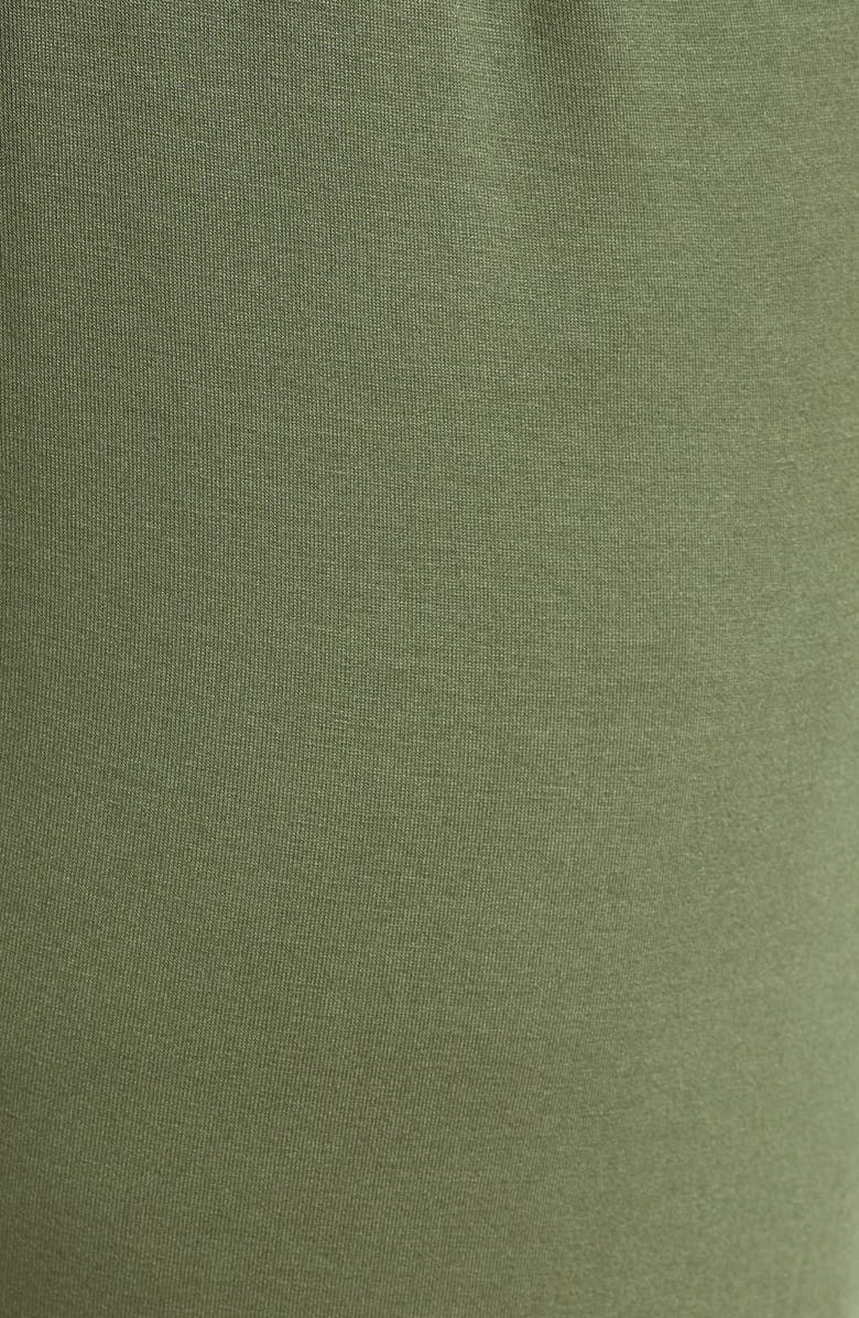 Loveappella Short Sleeve Wrap Top Jumpsuit, Alternate, color, Olive