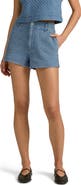 Favorite Daughter The Arlo High Waist Textured Denim Shorts