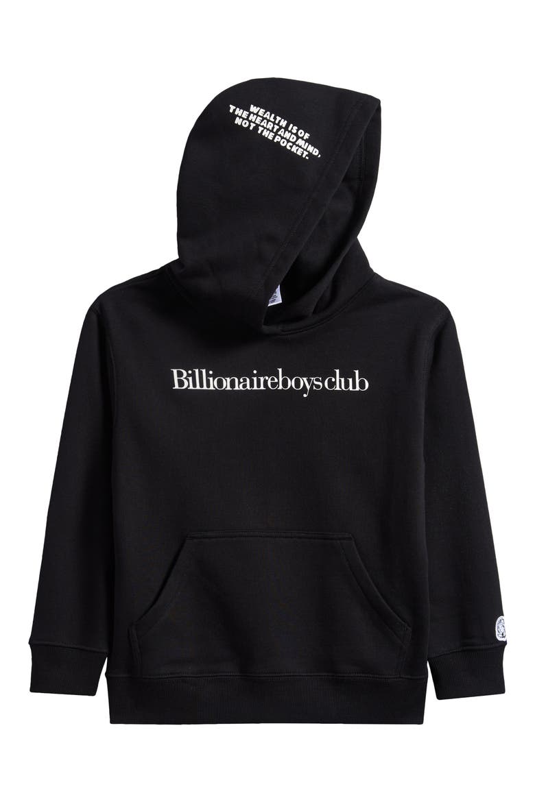 Kids' BB Billi Graphic Hoodie, Main, color, BLACK