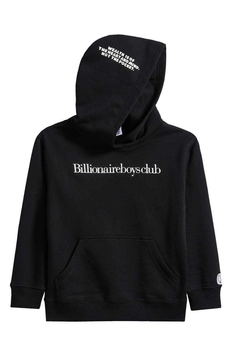 Billionaire Boys Club Kids' BB Billi Graphic Hoodie, Main, color, Black