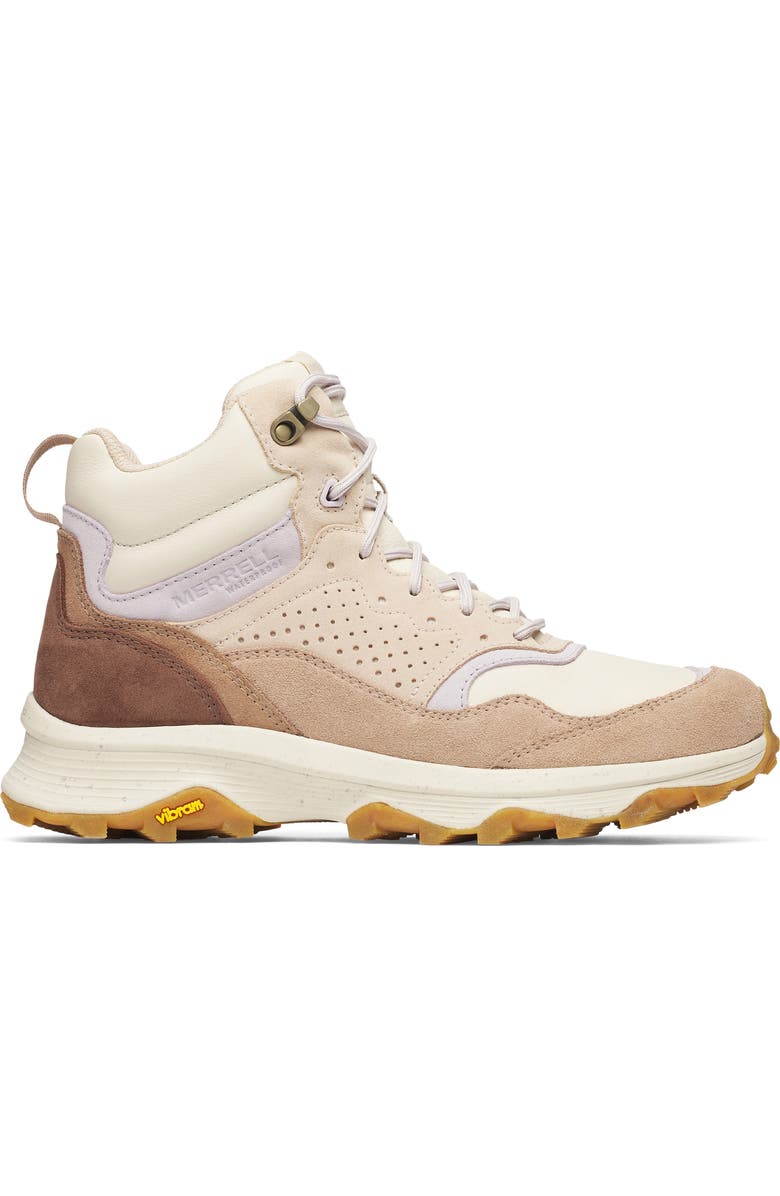 Merrell Speed Solo Waterproof Mid Hiking Sneaker, Alternate, color, Stucco