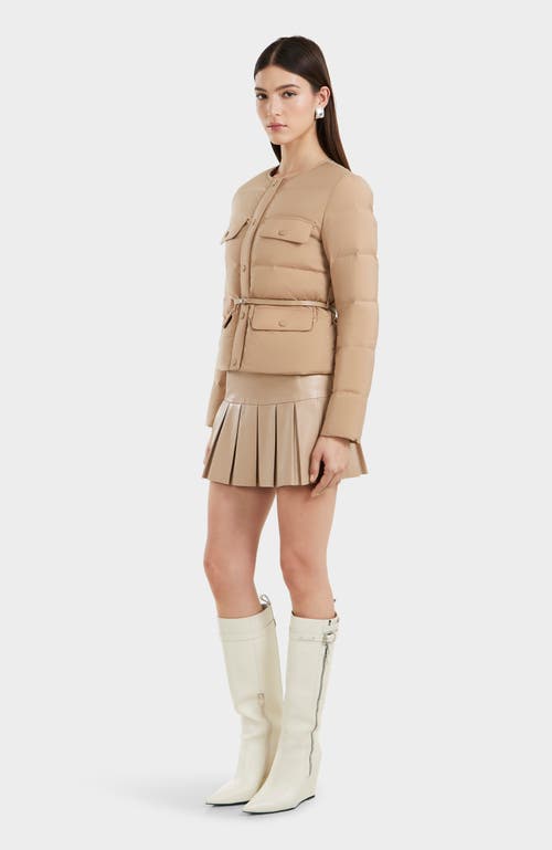 Rudsak Quilted Light Down Jacket In Almond
