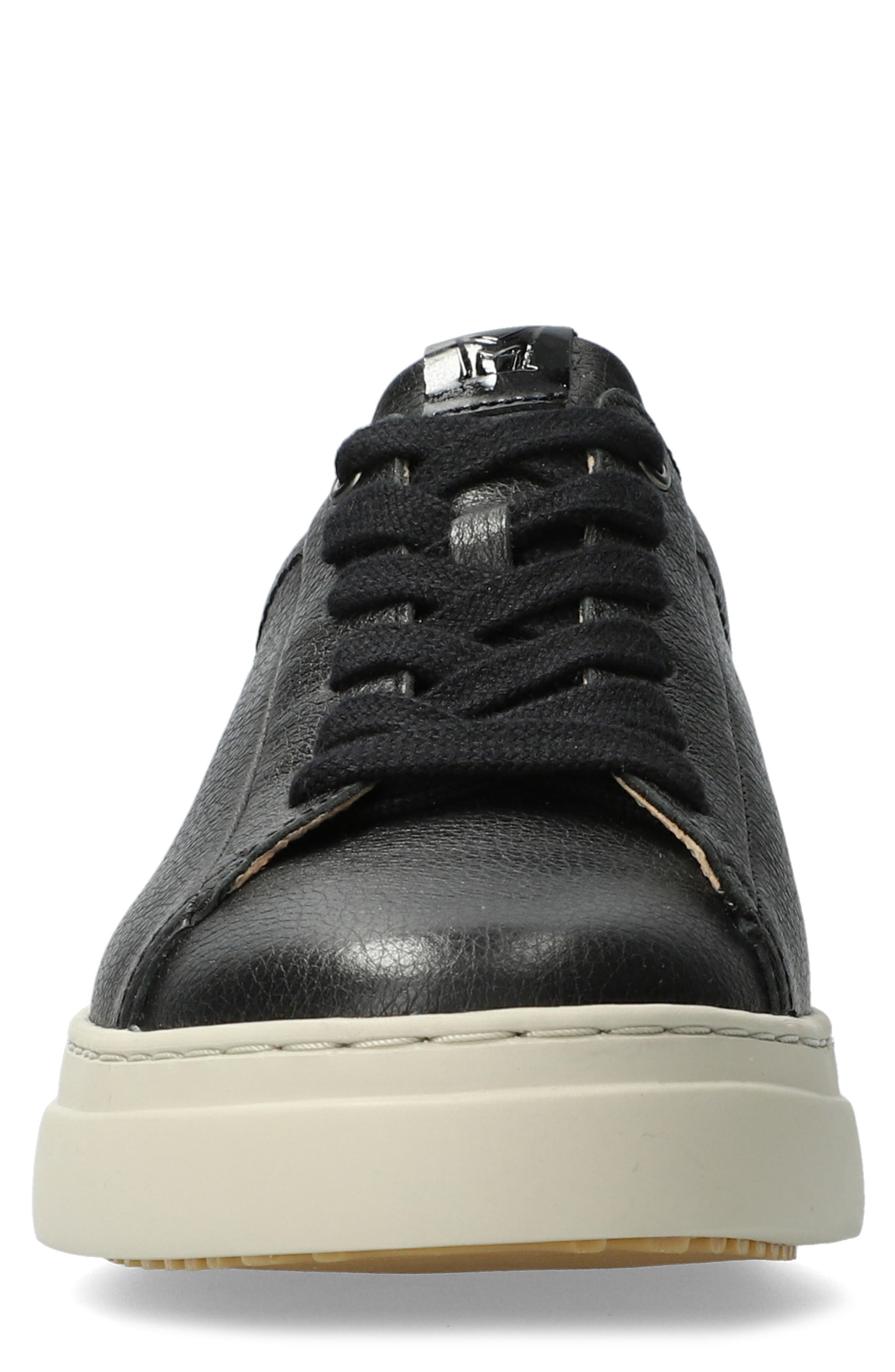 Dotty Lace-Up Sneaker, Alternate, color, BLACK