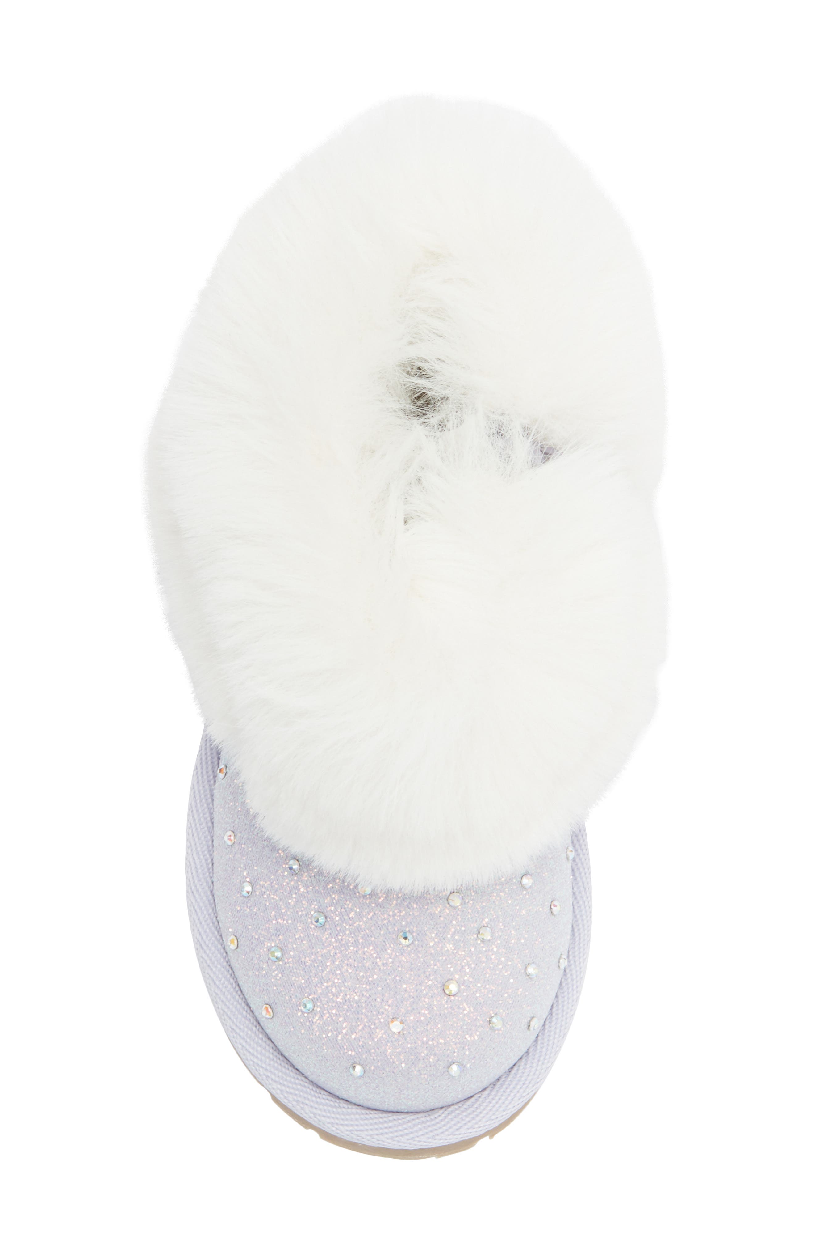 Harper Canyon Kids' Elias Faux Fur Rhinestone Bootie, Alternate, color, Purple