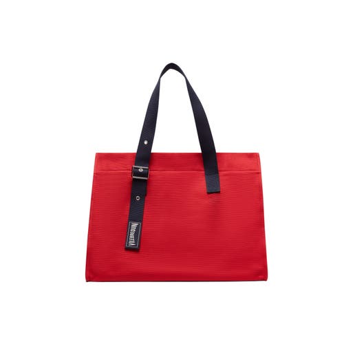 Vilebrequin Big Cotton Beach Bag In Lipstick