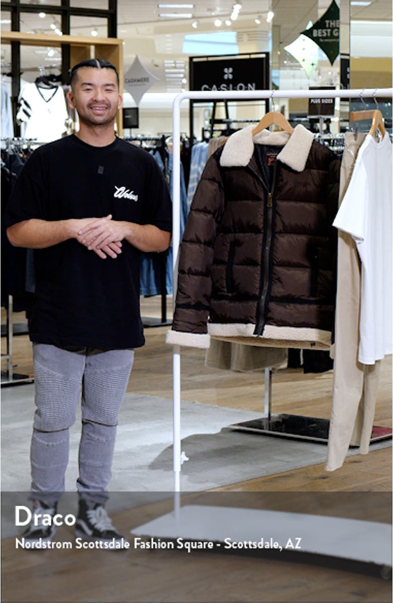 B-3 Fleece Trim Puffer Coat, sales video thumbnail