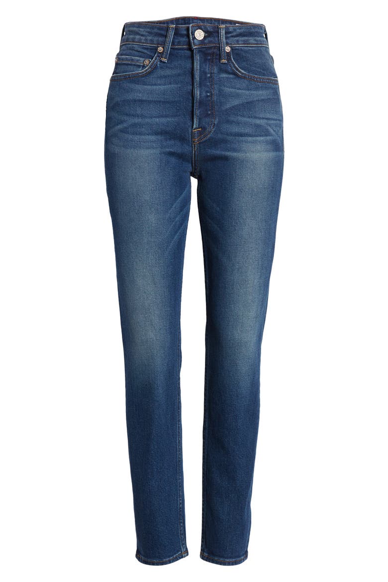Ida Modern Slim High Waist Skinny Jeans, Alternate, color, BALTIC