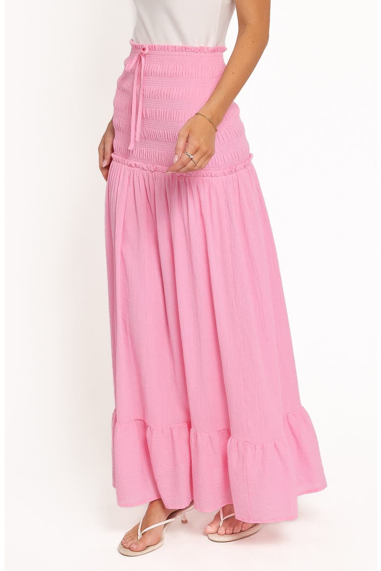 Valerie Drop Waist Maxi Skirt, Alternate, color, PINK