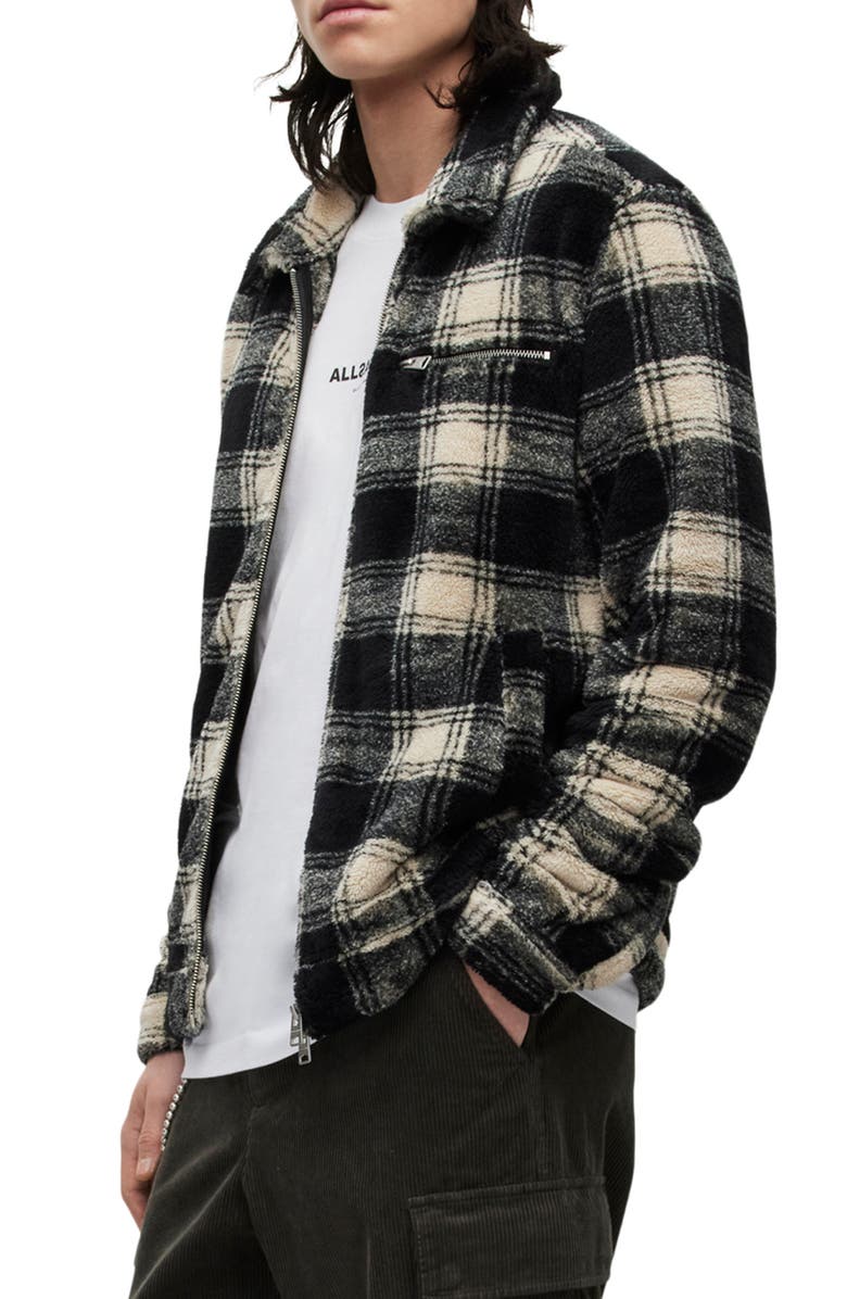 AllSaints Franco Plaid Jacket, Alternate, color,