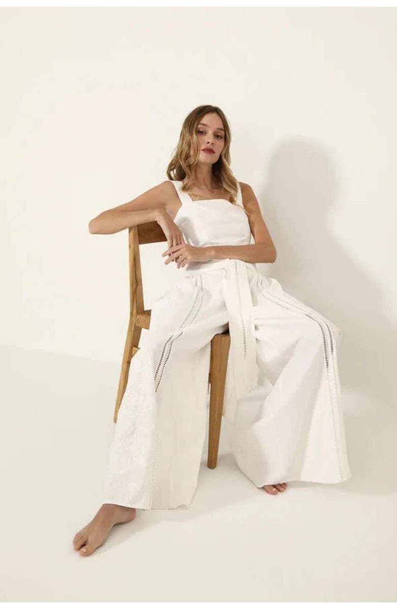 GUADALUPE DESIGN Rio Pants, Alternate, color, White