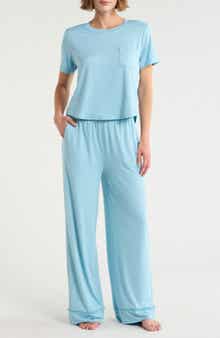 YOGALICIOUS Rebalance Boxy Crop Long Pajamas