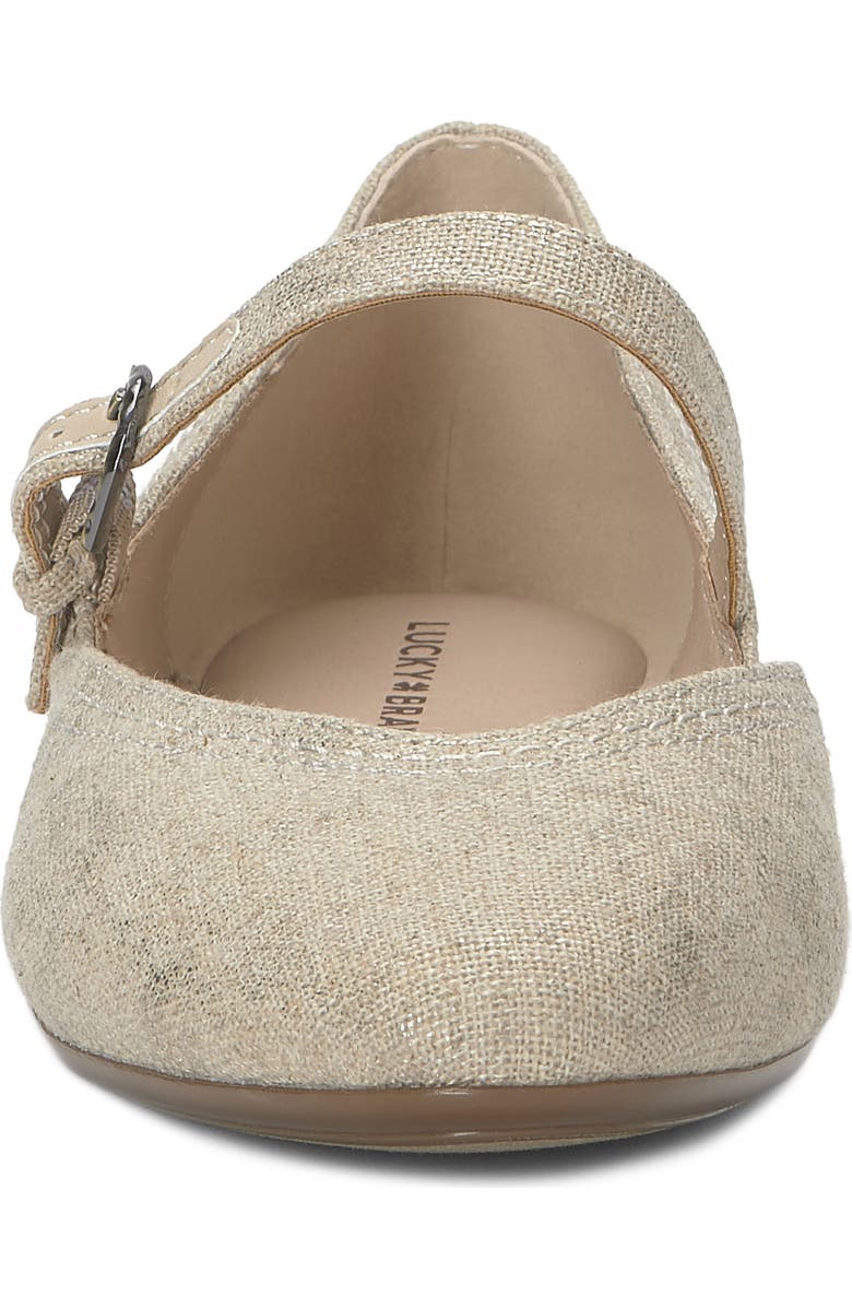 Lucky Brand Cyrena Mary Jane Flat, Alternate, color, Natural/ Plat Multi
