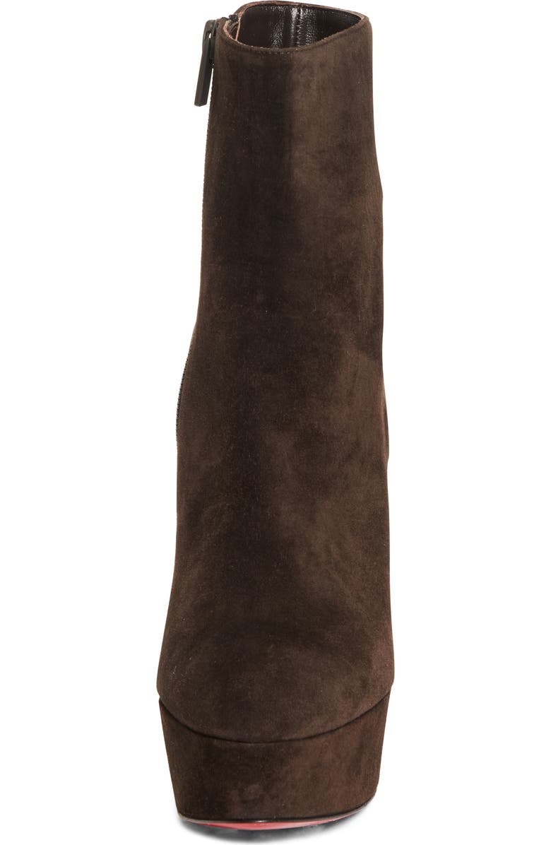 Christian Louboutin Loo Platform Bootie, Alternate, color, 7164 Cafe