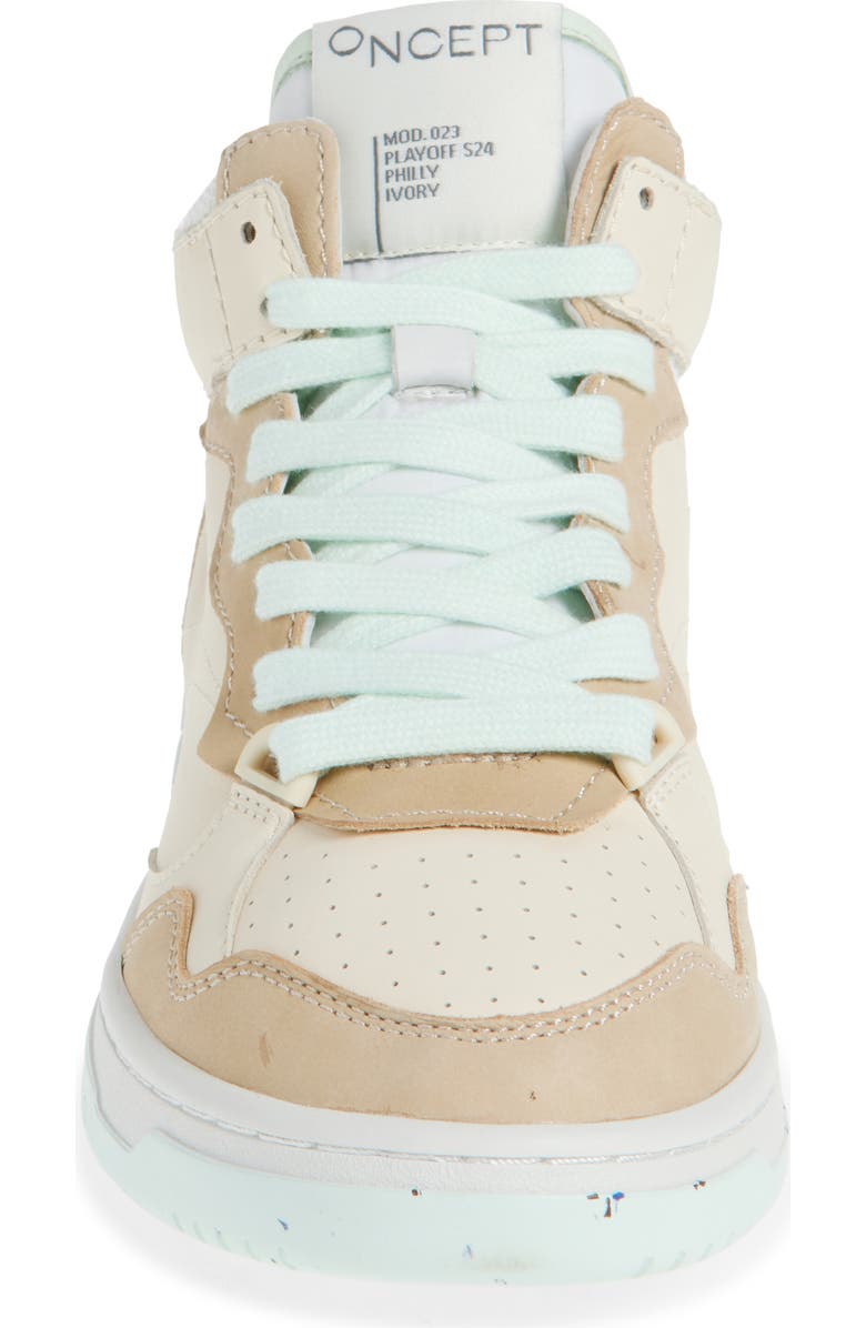 Oncept Philly High Top Sneaker, Alternate, color, Ivory Multi
