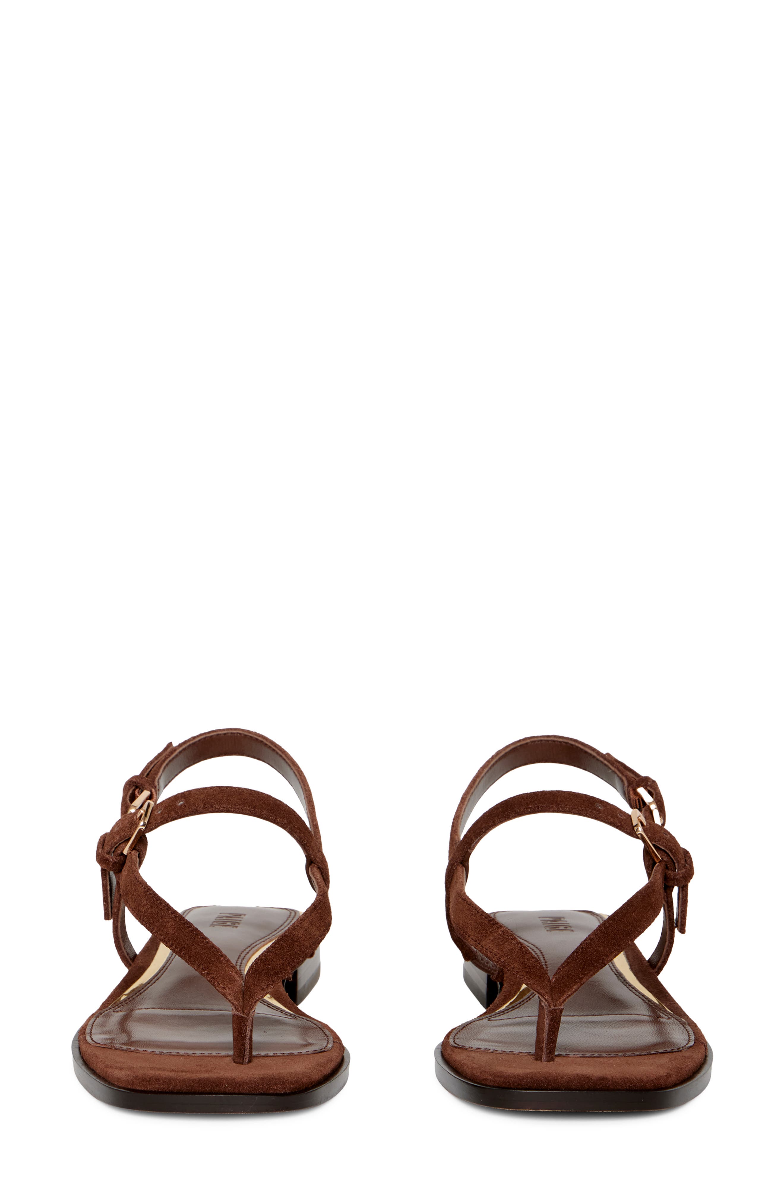 PAIGE Regan Sandal, Alternate, color, Mahogany