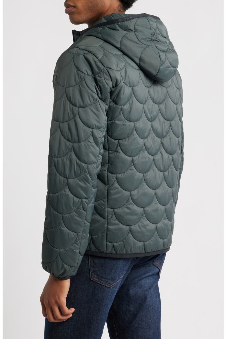 Trabuco Hooded Puffer Jacket, Alternate, color, GREEN