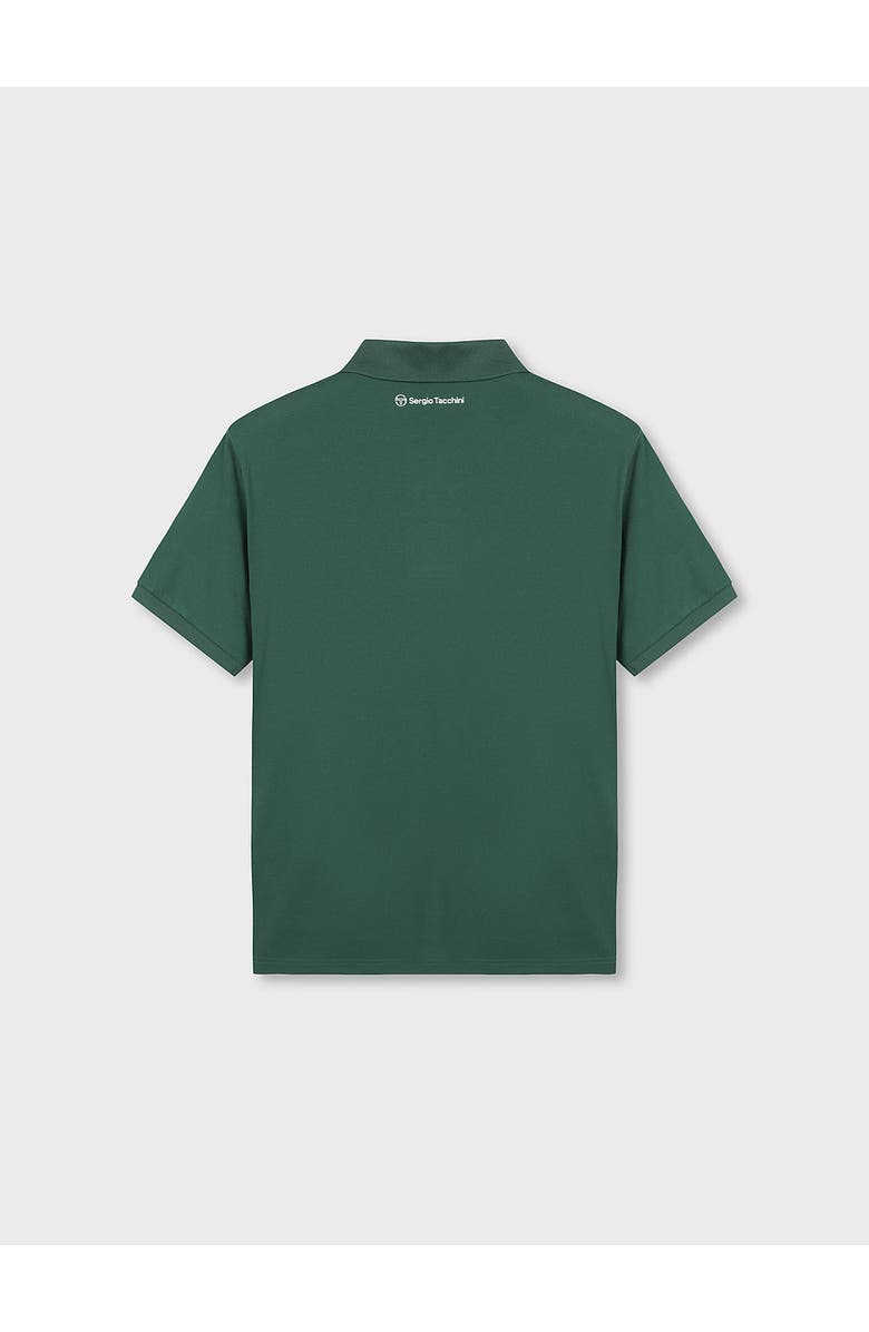 Sergio Tacchini MC Doubles MCH Polo, Alternate, color, Dark Green