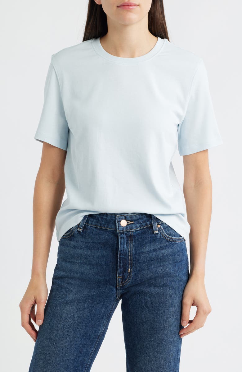 Mavi Jeans Basic Cotton T-Shirt, Main, color, Ballad Blue