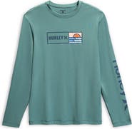 Hurley Sunny Wave Long Sleeve UPF 50+ Rashguard