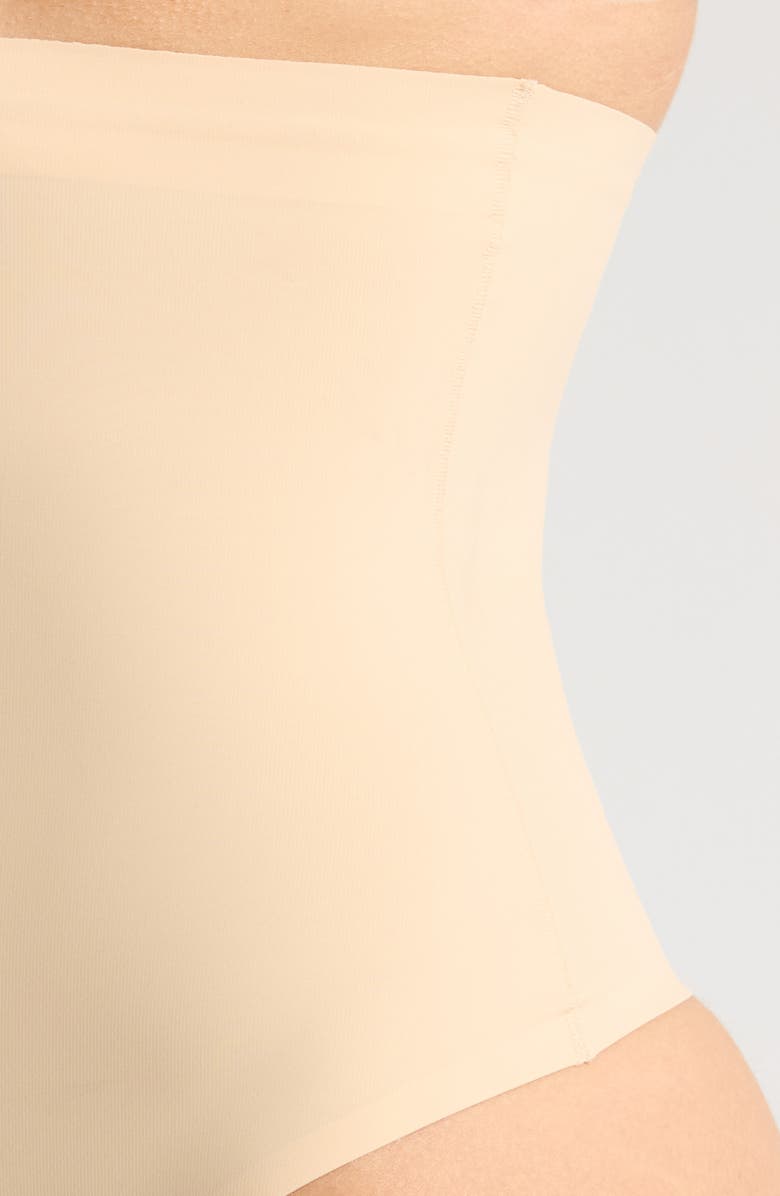 MAGIC Bodyfashion Magic Sexy High-Thong High Waist Shaping Thong, Alternate, color, Latte