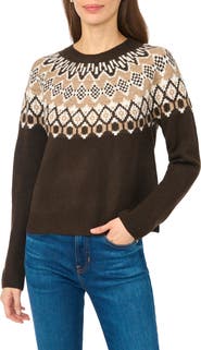CeCe Fair Isle Sweater
