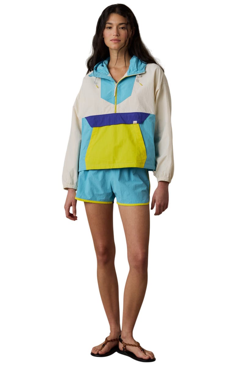 Faherty Shorelite Active Windbreaker Jacket, Alternate, color, Blue Fin Bay
