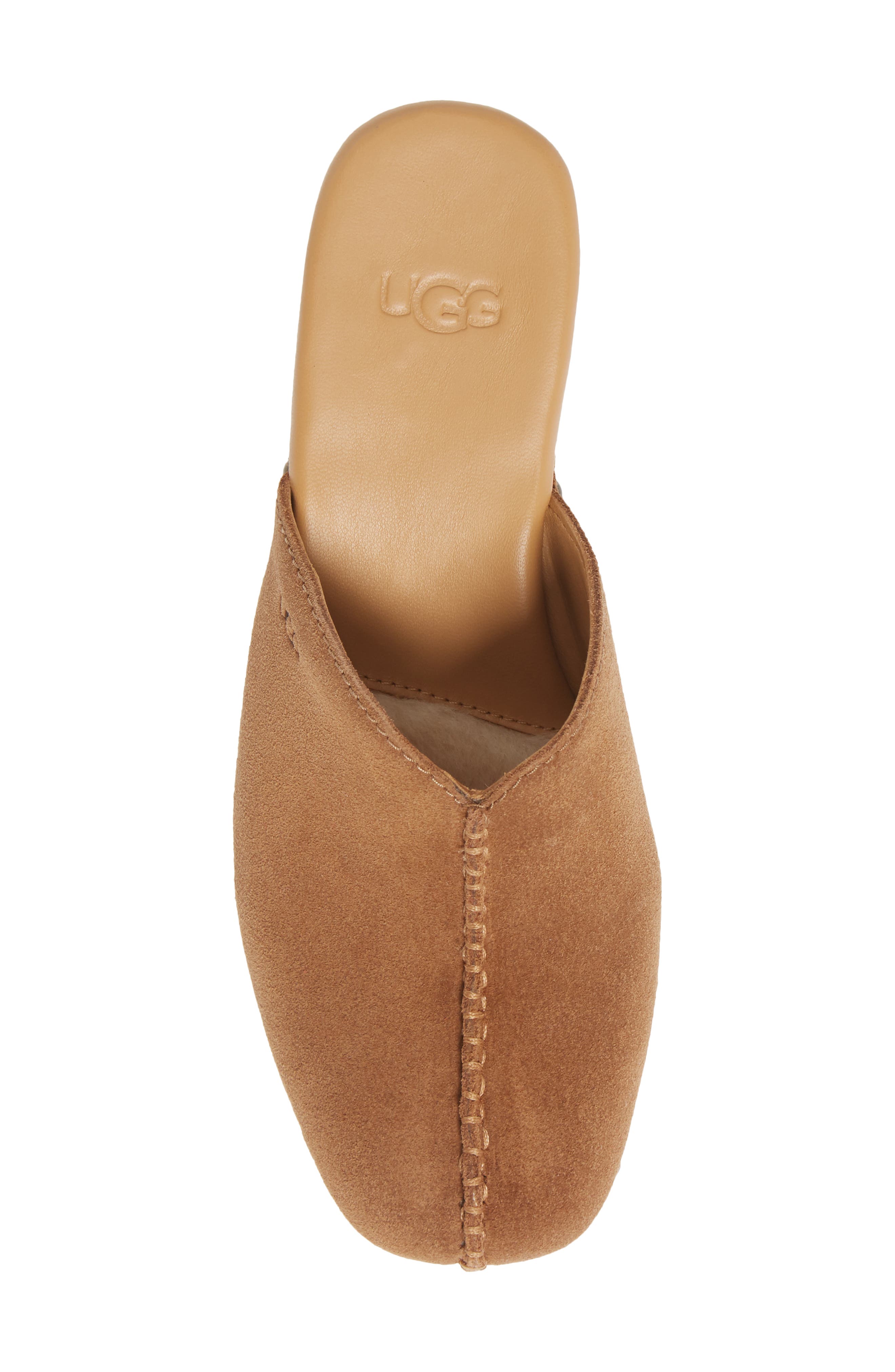 Judi Clog, Alternate, color, CHESTNUT SUEDE