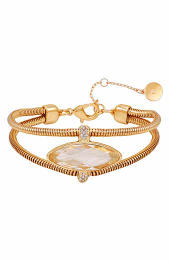 Vince Camuto Crystal Snake Chain Bracelet