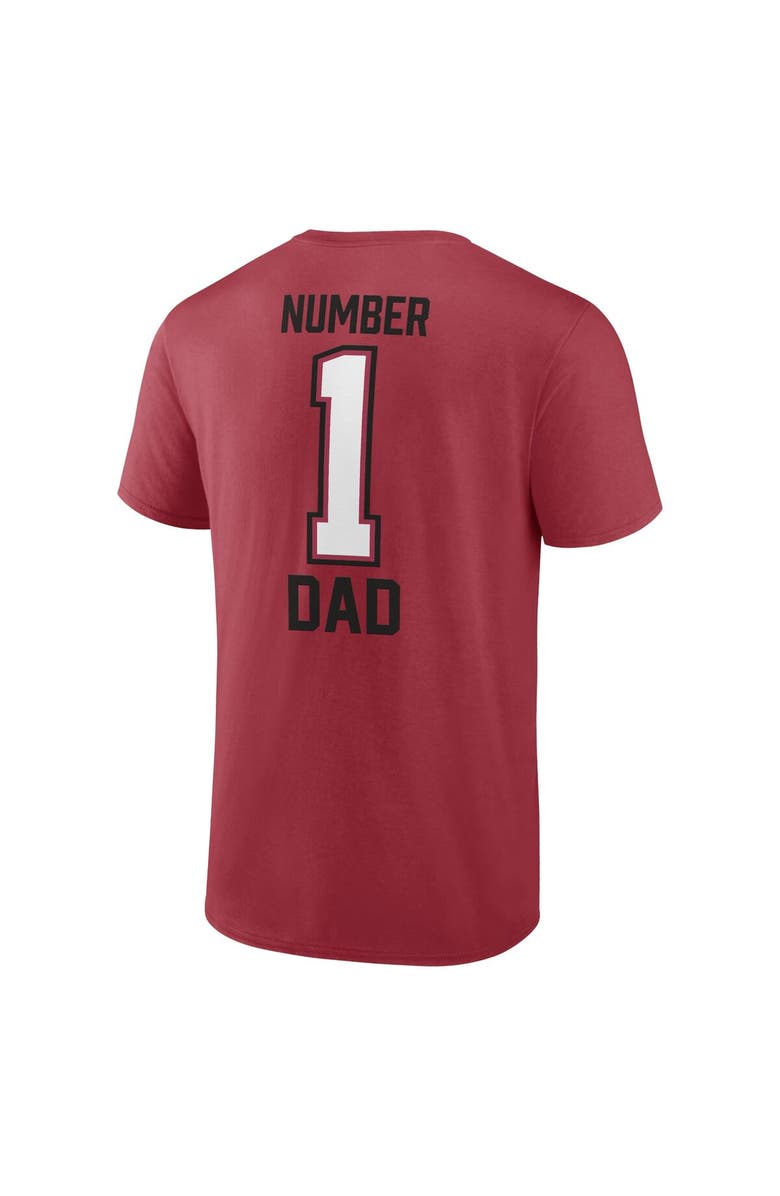 FANATICS Men's Fanatics Branded Cardinal Arizona Cardinals Father's Day T-Shirt, Alternate, color, Cardinal