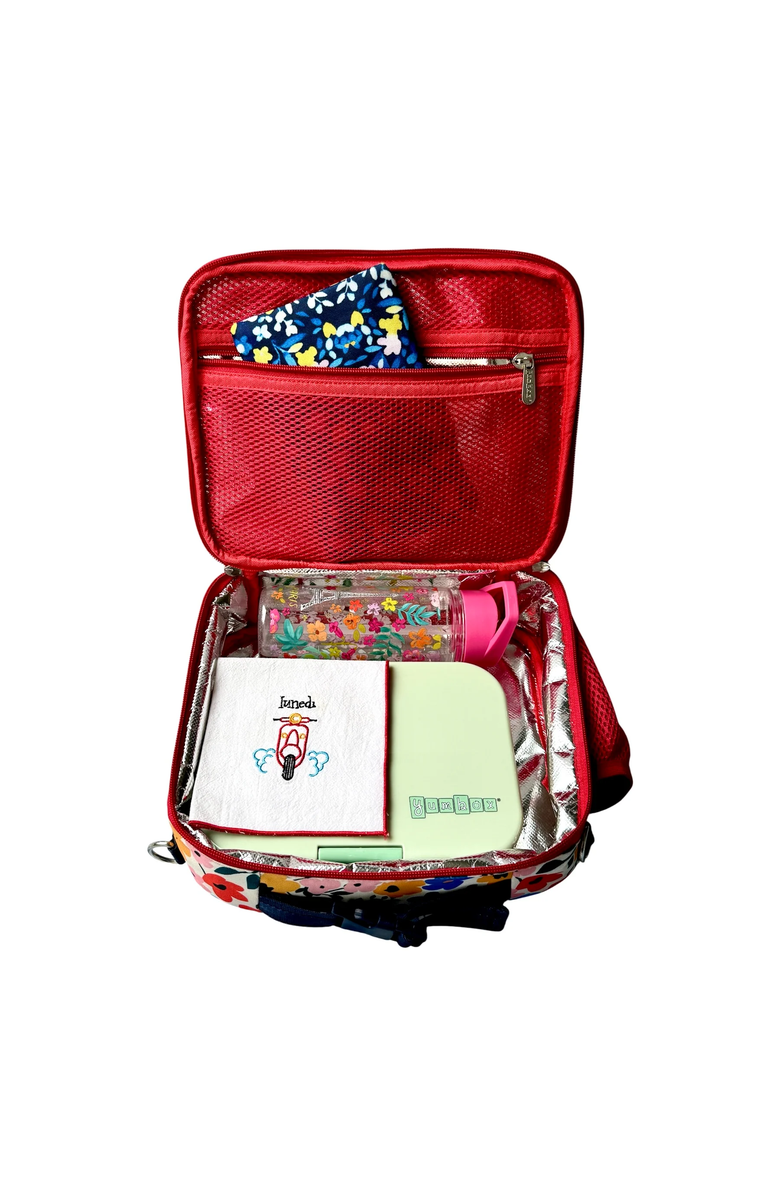 Yumbox Panino Leakproof Bento Lunch Box Sandwich-Friendly, Alternate, color, Sage Green Jungle