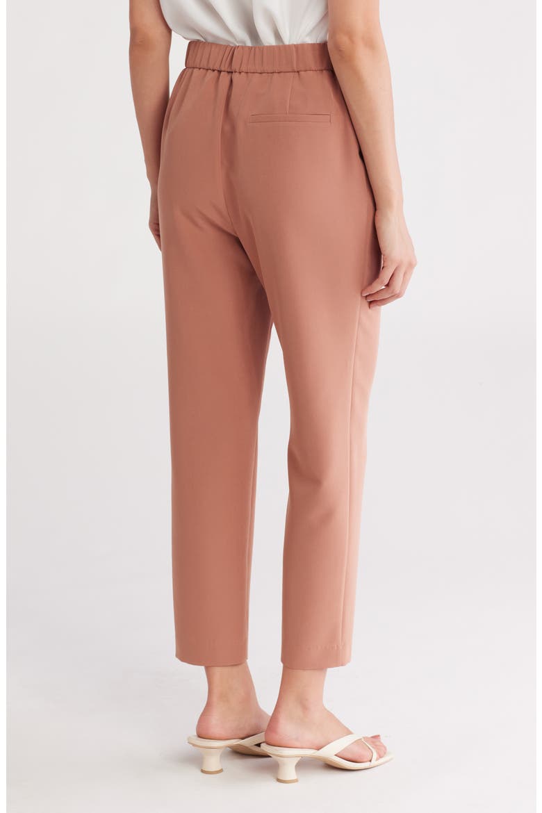 Effortless Crop Straight Leg Pants, Alternate, color, MOCHA MOUSSE