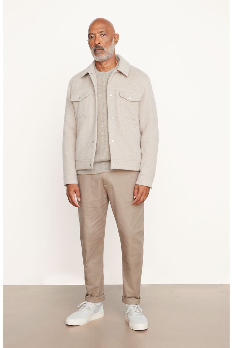 Wool Blend Trucker Jacket, Alternate, color, H RUNYON