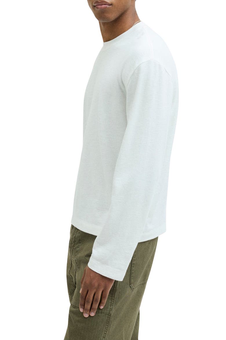 Weekend Slub Long Sleeve T-Shirt, Alternate, color, SOFT WHITE