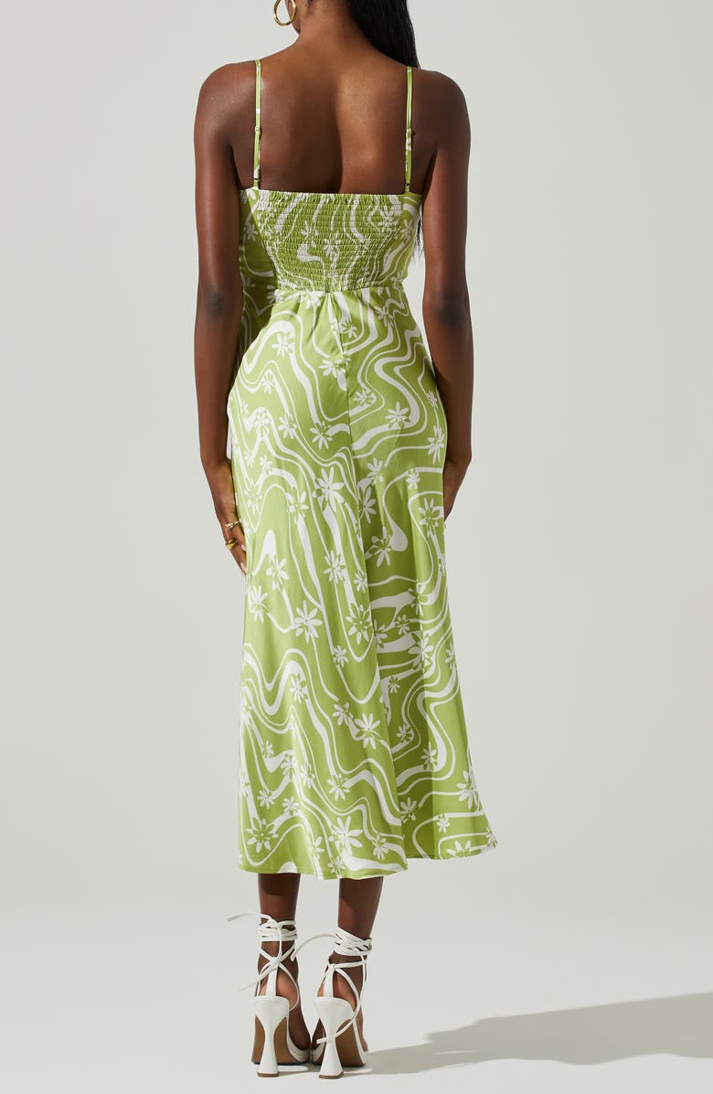 ASTR the Label Mabel Floral Midi Dress, Alternate, color, 