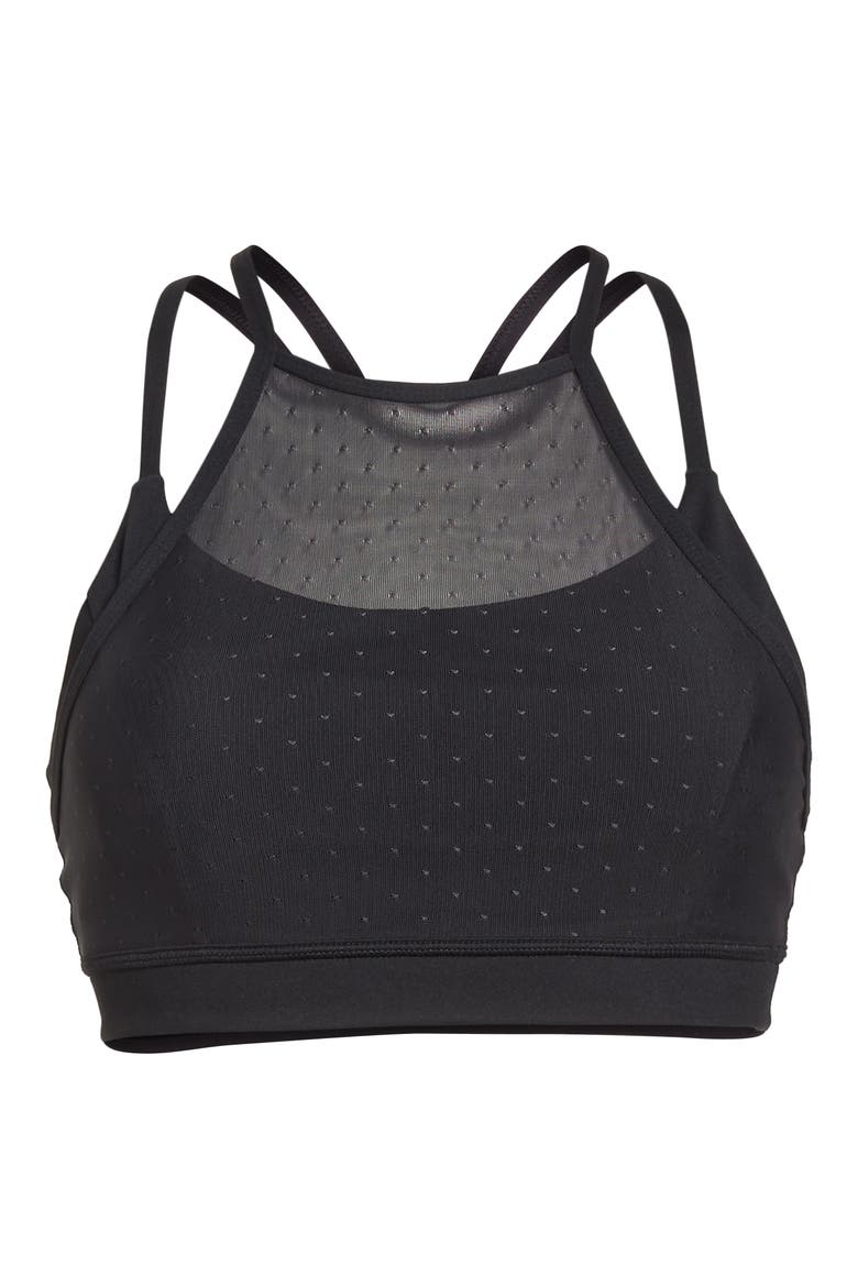 So Stunning Sports Bra, Alternate, color, BLACK