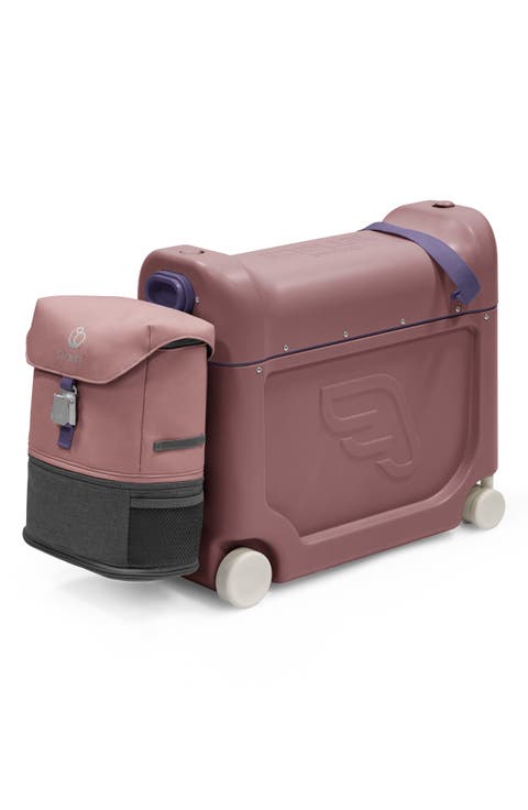 JetKids BedBox® Ride-On Carry-On Suitcase & Backpack Travel Set