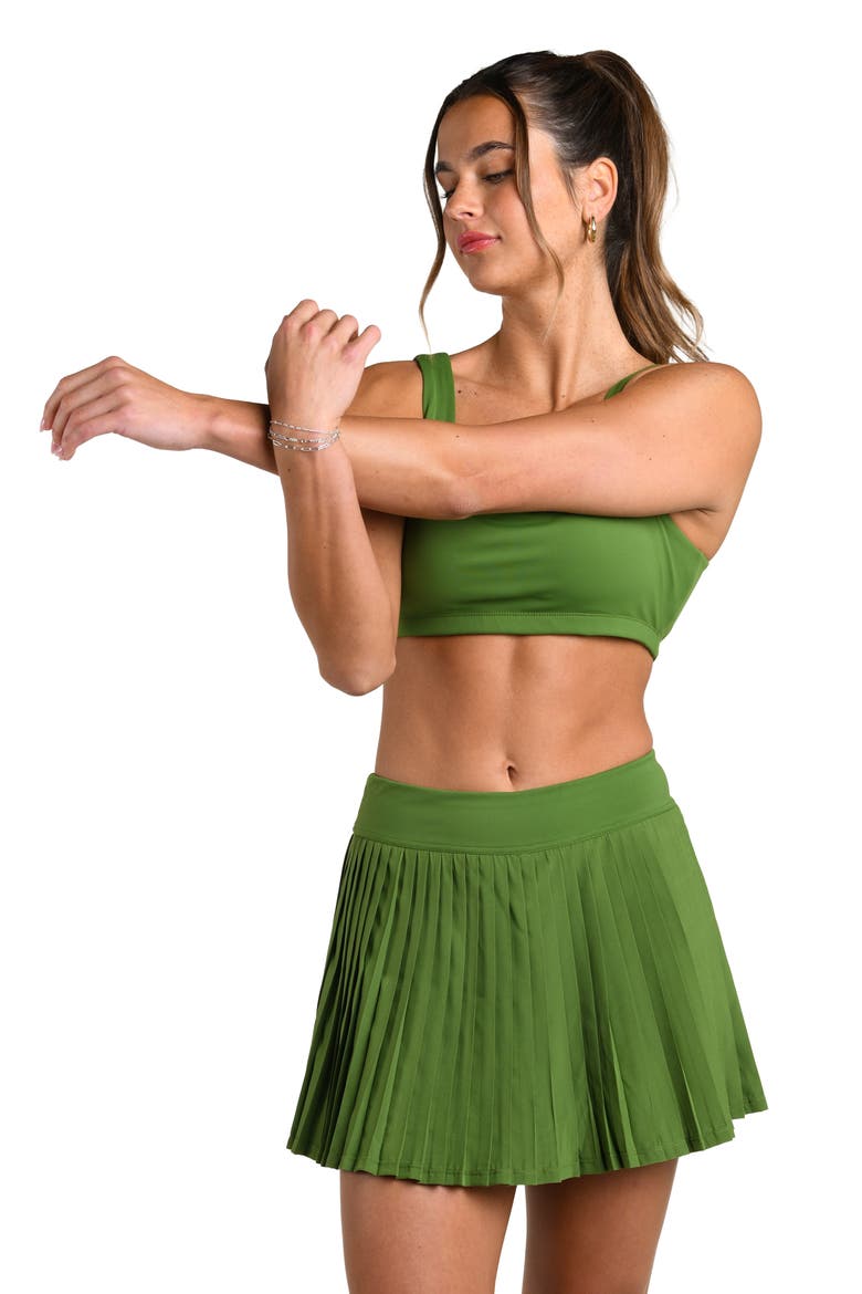 Active Pleated Skort, Alternate, color, TURF