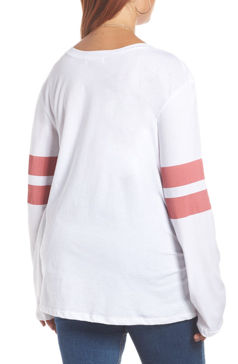 Treasure & Bond Varsity Stripe Tee, Alternate, color, 