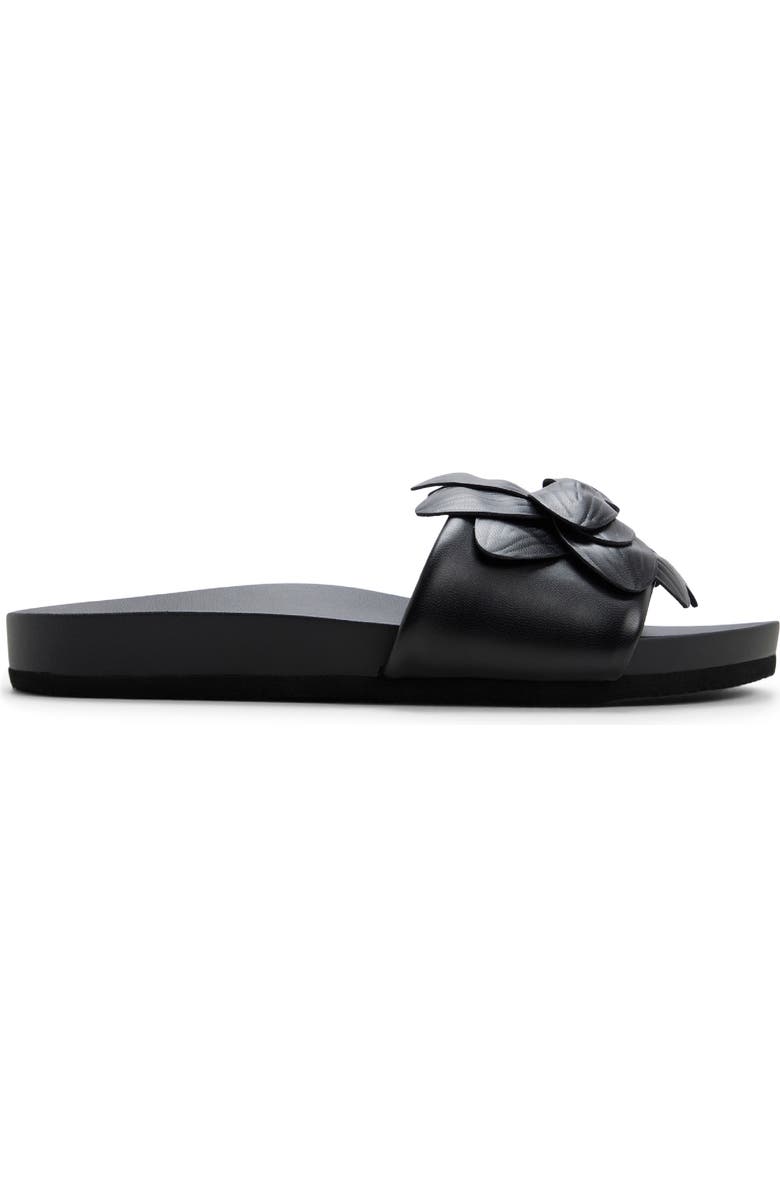 Roxy Flower Girl Slide Sandal, Alternate, color, Black