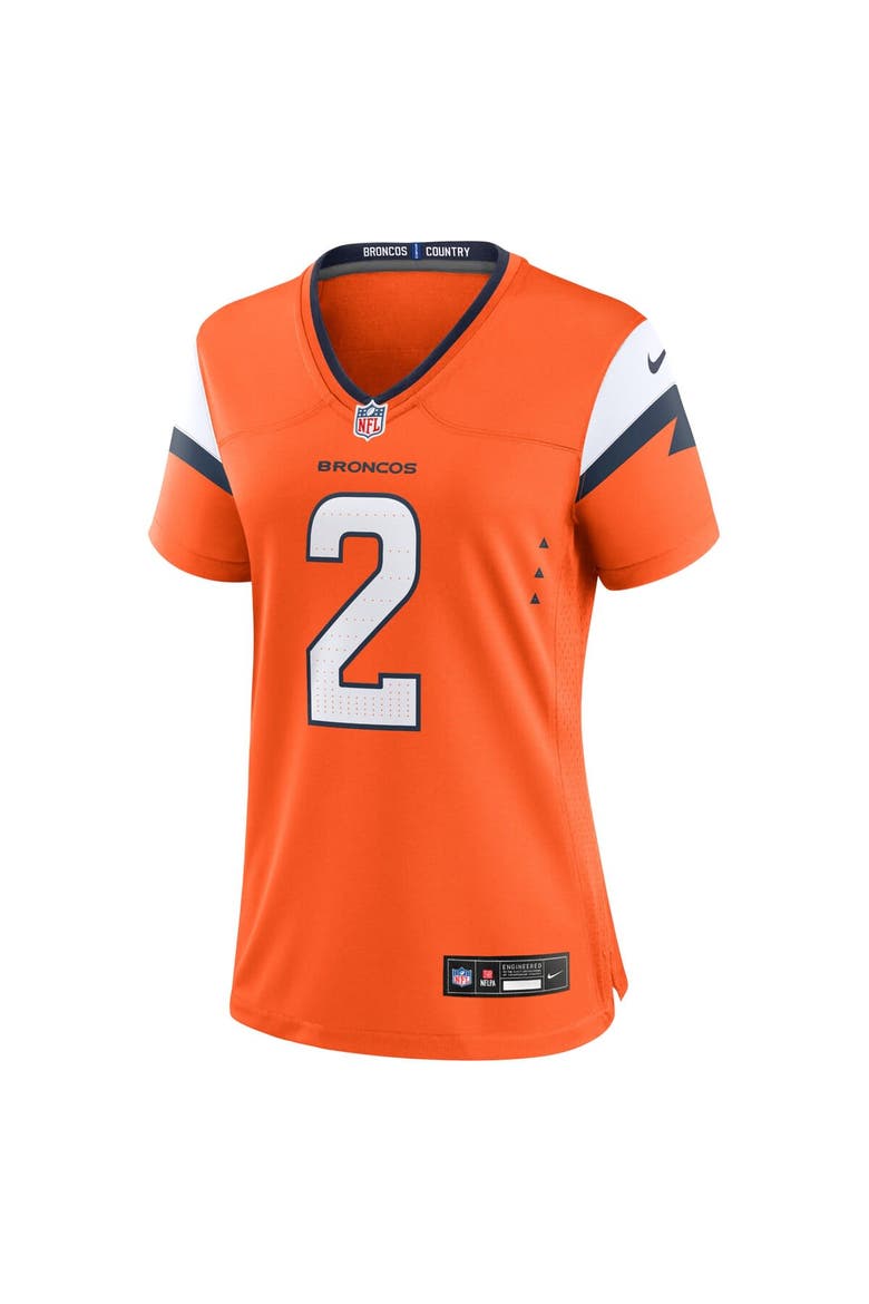 Women's Nike Patrick Surtain II Orange Denver Broncos Mile High Collection Game Jersey, Alternate, color, Orange