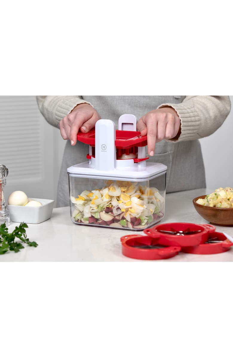 Henning Lee 4-in-1 Fresh Prep Fruit and Veggie Slicer, Alternate, color, Green