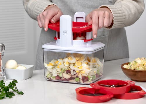 Henning Lee 4-in-1 Fresh Prep Fruit And Veggie Slicer In Green