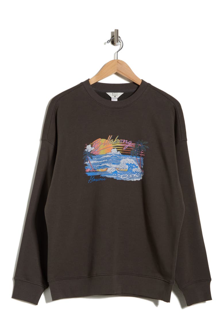 Take Me Back Oversize Pullover, Main, color, WASHED BLACK