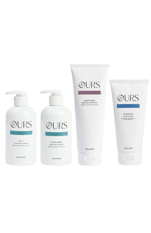 Hours Haircare Weekly Routine For Sleek + Shiny Hair Set